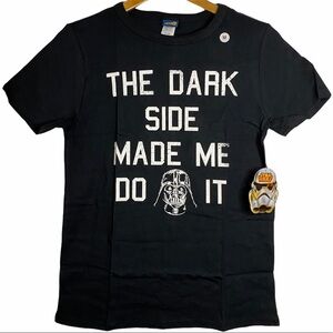 Star Wars Dark Side Made Me Do It Darth Vader Imperial Tee Shirt Juniors Medium